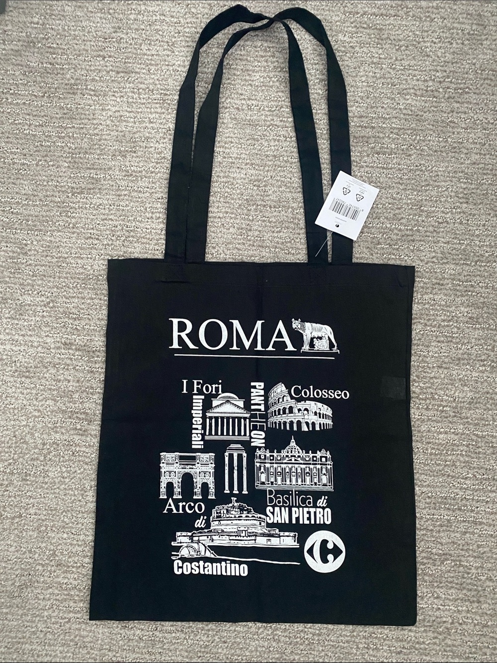 3/$25 Black Tote Bag BNWT